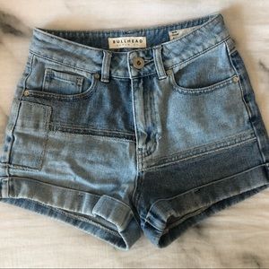 Patchwork Mom Shorts